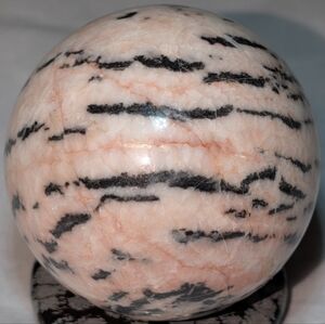 Pink Zebra Jasper Sphere